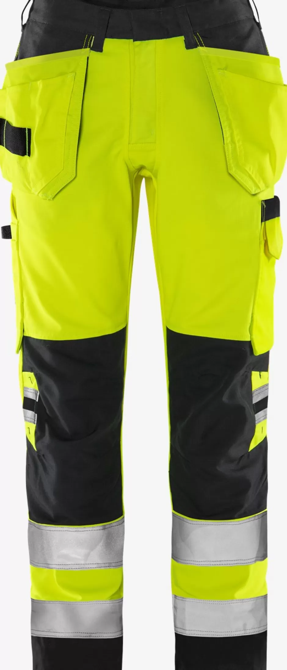 Cheap Fristads Hi Vis Håndværkerbukser Dame Klasse 2 2671 GPLU Hi-Vis Gul/Sort - 196