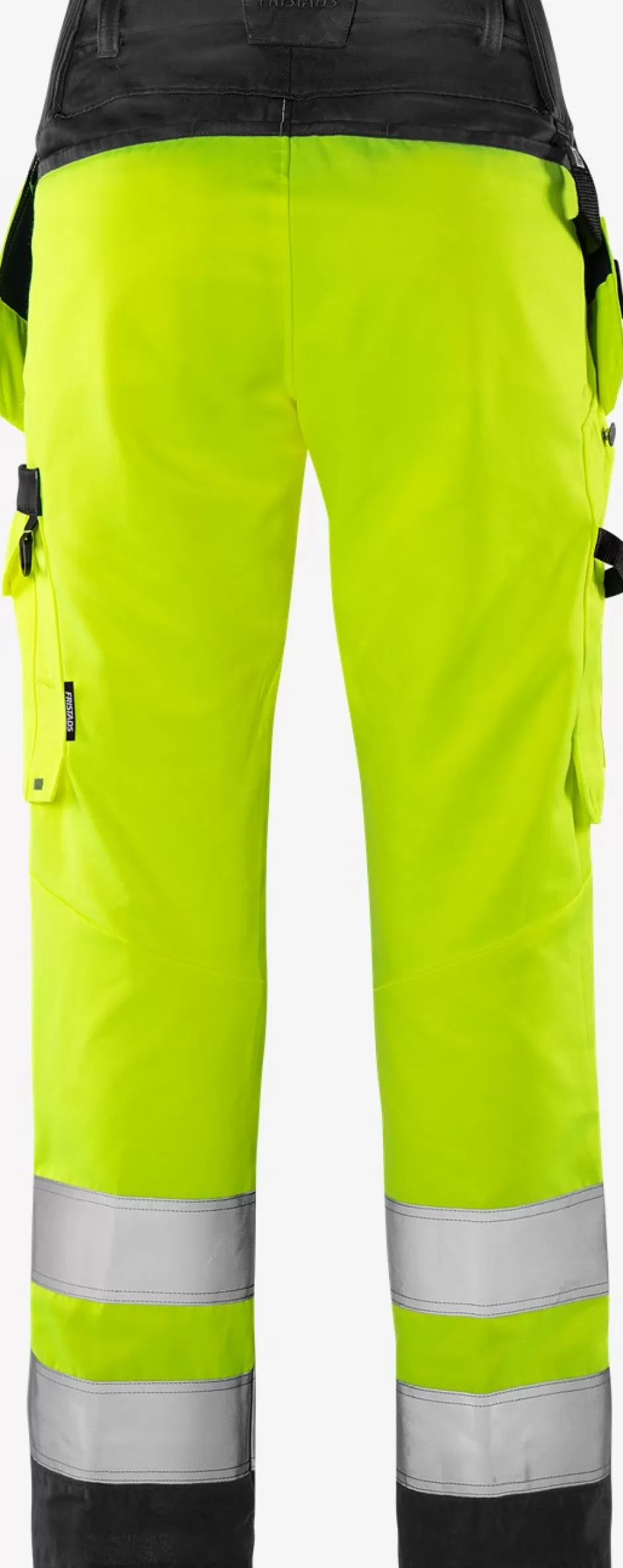 Cheap Fristads Hi Vis Håndværkerbukser Dame Klasse 2 2671 GPLU Hi-Vis Gul/Sort - 196