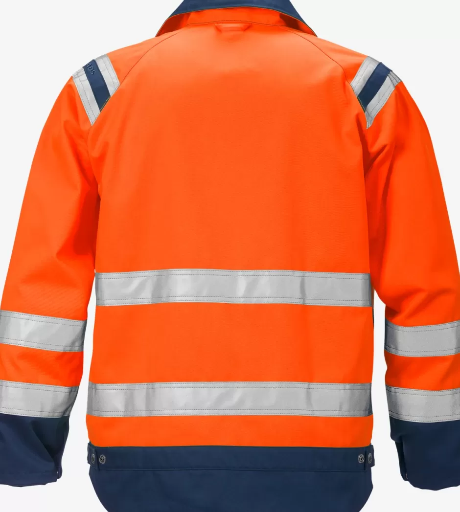 Store Fristads Hi Vis Jakke Dame Kl.2 4129 Hi-Vis Orange/Marine - 271