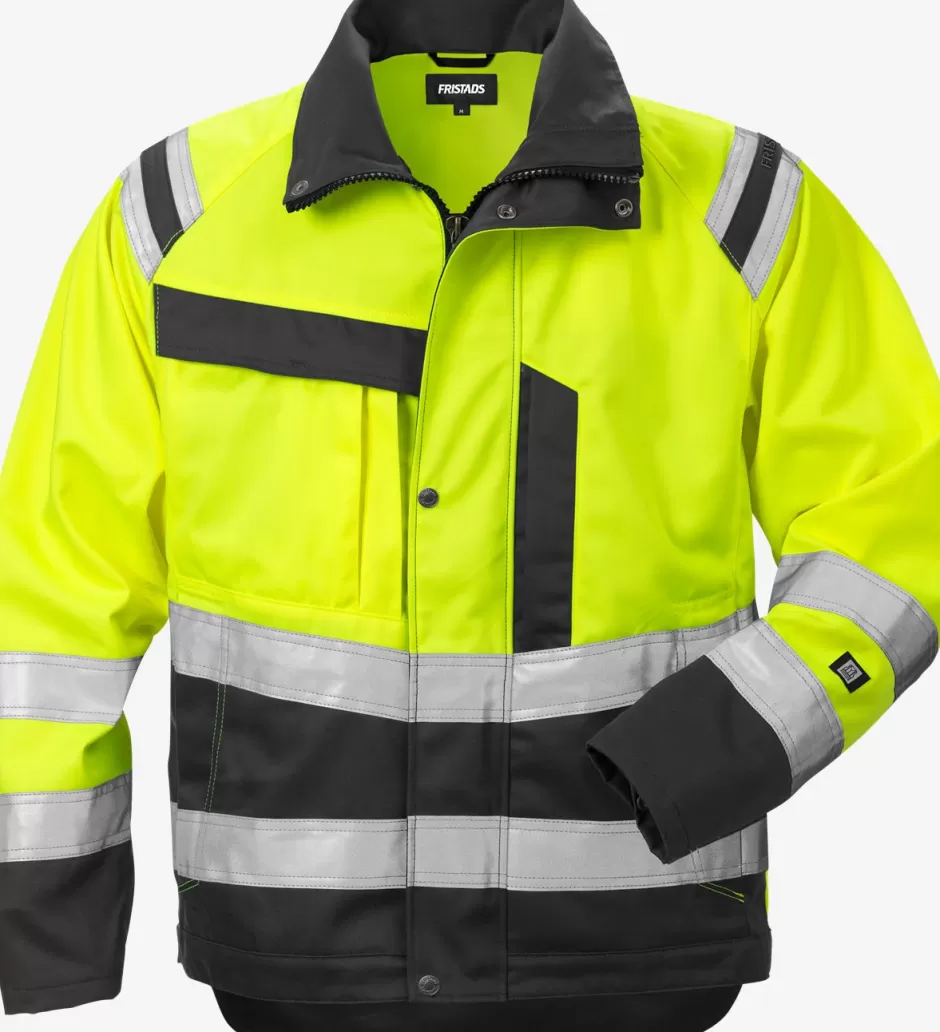 Outlet Fristads Hi Vis Jakke Kl.3 4026 Hi-Vis Gul/Sort - 196