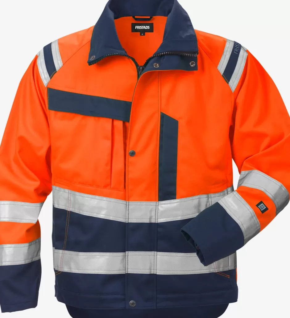 Discount Fristads Hi Vis Jakke Kl.3 4026 Hi-Vis Orange/Marine - 271