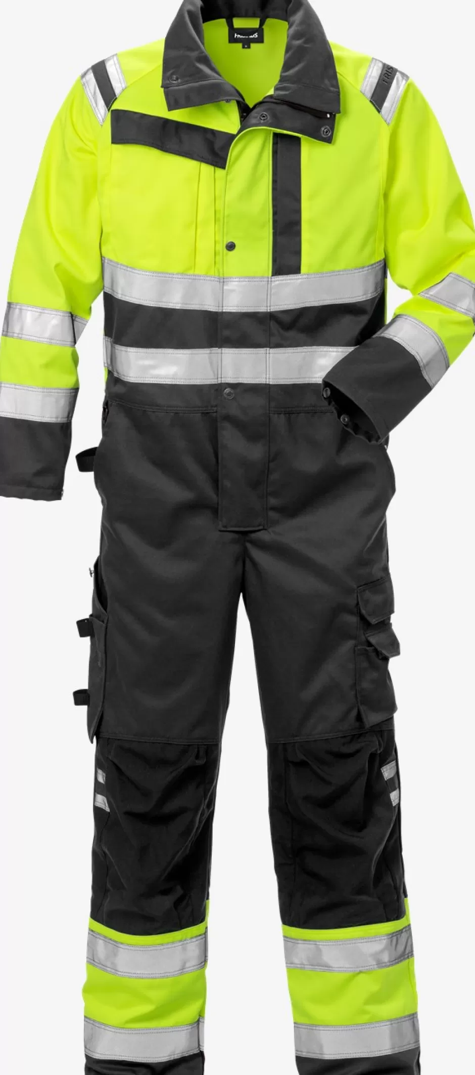 Fashion Fristads Hi Vis Kedeldragt Kl.3 8026 Hi-Vis Gul/Sort - 196