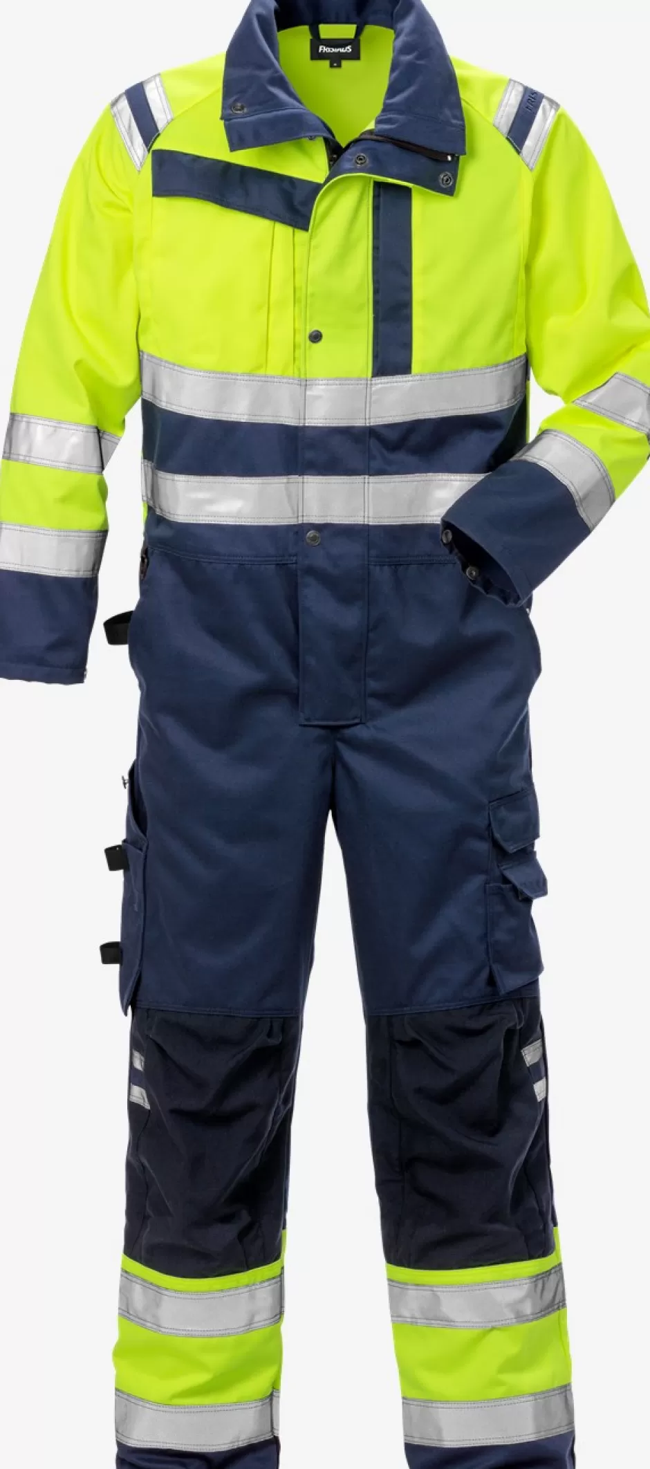 Fashion Fristads Hi Vis Kedeldragt Kl.3 8026 Hi-Vis gul/Marine - 171