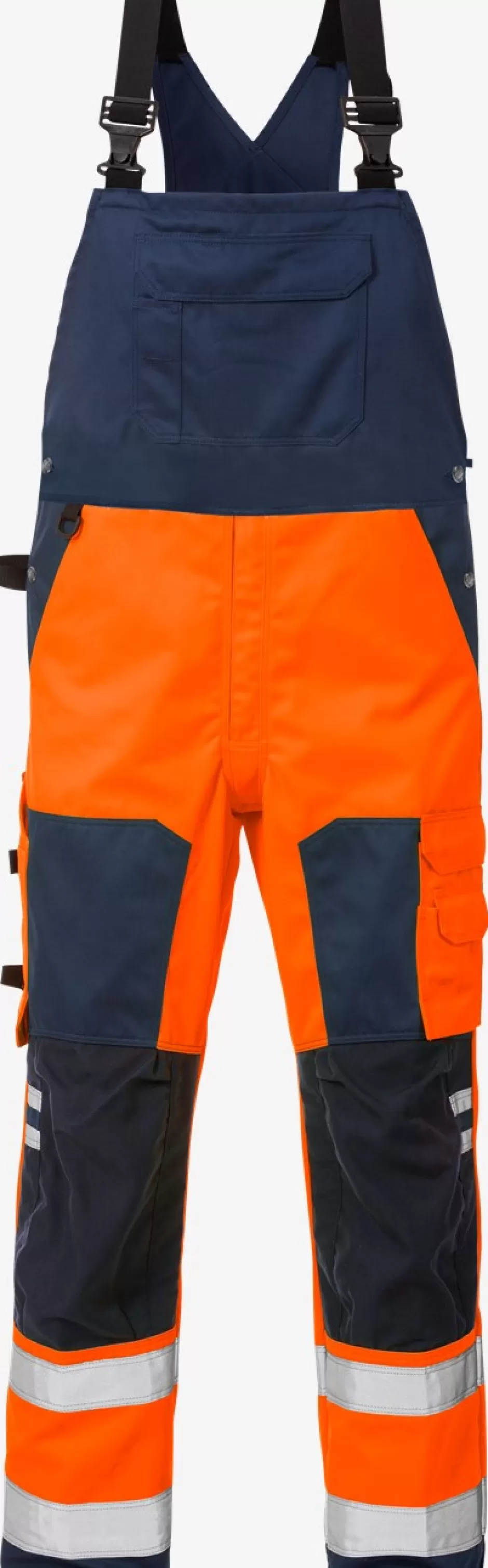 Cheap Fristads Hi Vis Overalls Kl.2 1015 Hi-Vis Orange/Marine - 271