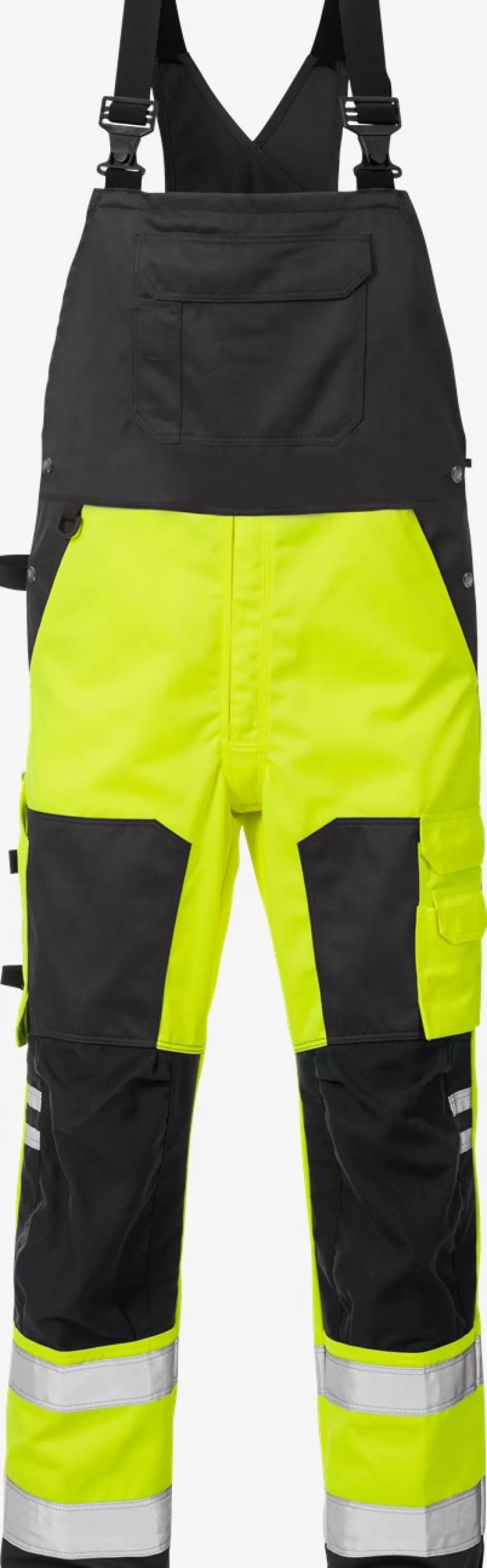 Cheap Fristads Hi Vis Overalls Kl.2 1015 Hi-Vis Gul/Sort - 196