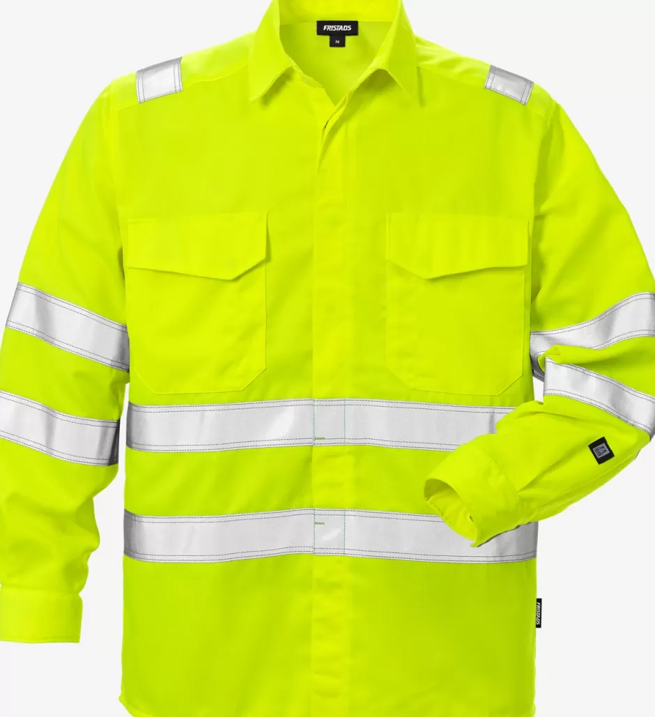 Best Fristads Hi Vis Skjorte Kl.3 7049 Hi-Vis gul - 130