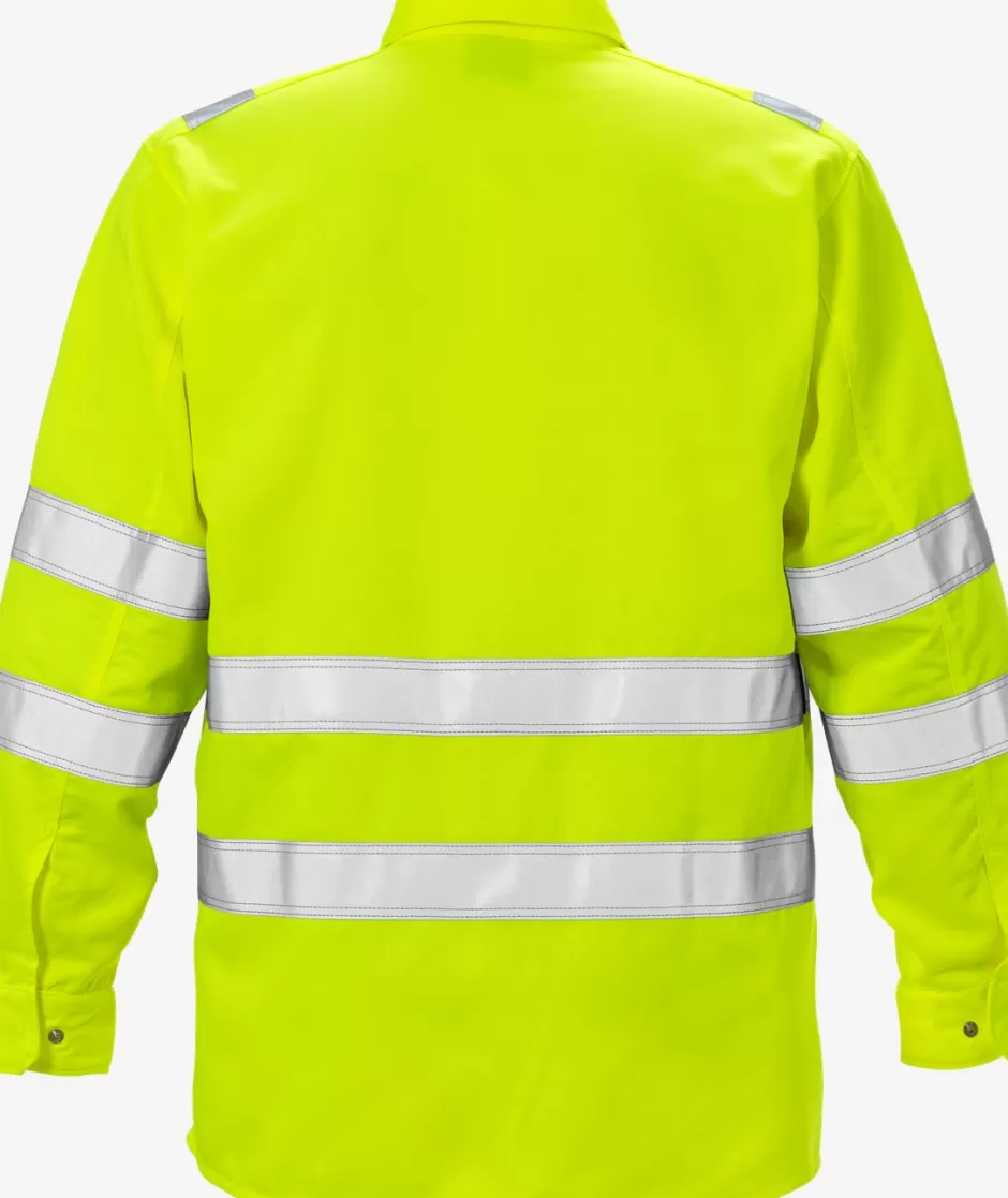 Best Fristads Hi Vis Skjorte Kl.3 7049 Hi-Vis gul - 130