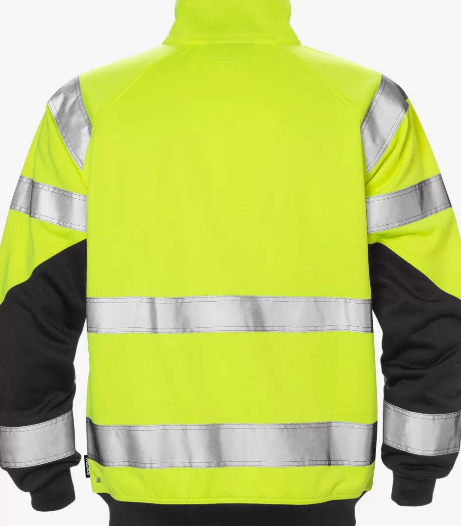 Cheap Fristads Hi Vis Sweat Jakke Kl.3 7426 SHV Hi-Vis Gul/Sort - 196