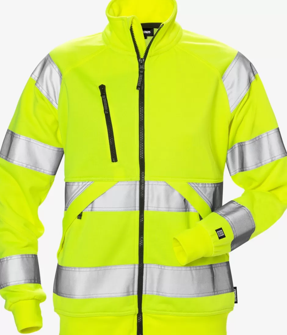 Shop Fristads Hi Vis Sweatjakke Dame Kl.3 7427 SHV Hi-Vis gul - 130