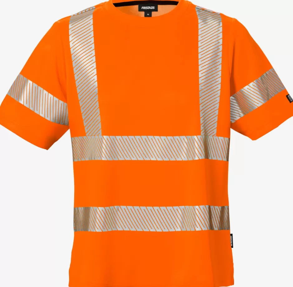 Online Fristads Hi Vis T-shirt Dame Kl.2 7458 Hi-Vis orange - 230