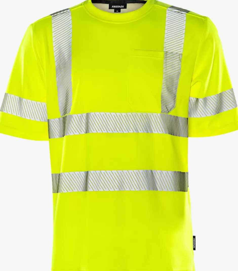 Store Fristads Hi Vis T-shirt Kl.2 7407 Hi-Vis gul - 130