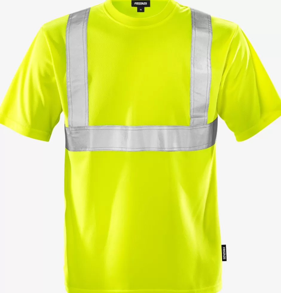 Cheap Fristads Hi Vis T-shirt Kl.2 7411 Hi-Vis gul - 130