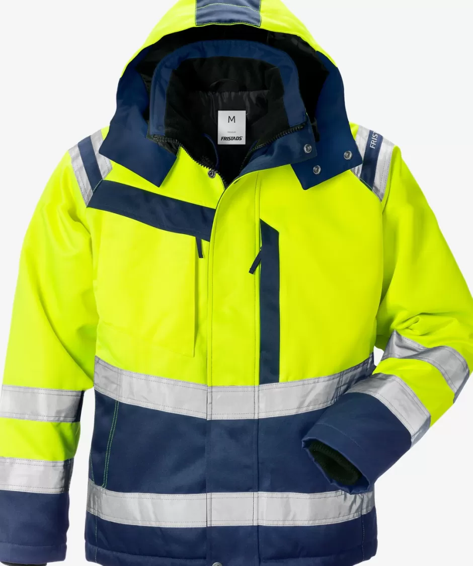 Flash Sale Fristads Hi Vis Vinter Jakke Dame Kl.3 4143 PP Hi-Vis gul/Marine - 171