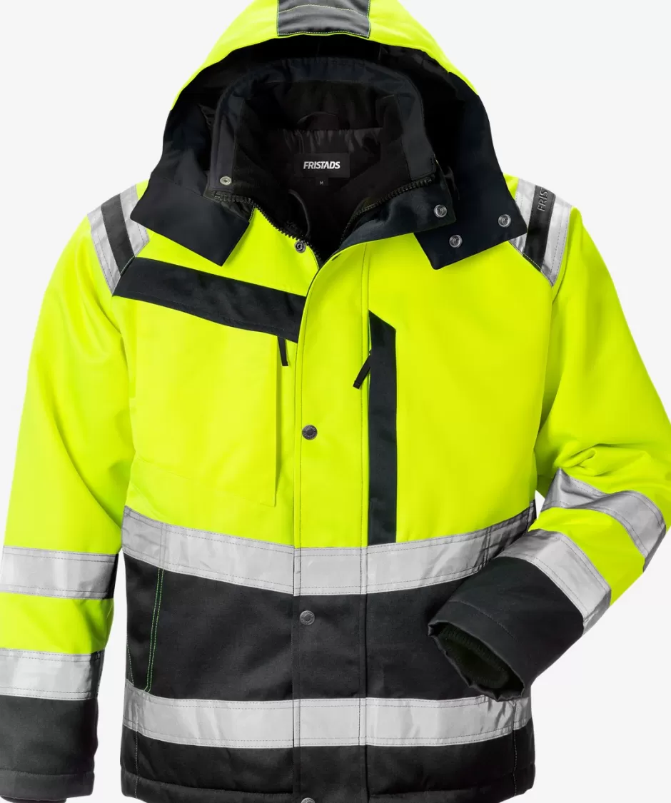 Clearance Fristads Hi Vis Vinter Jakke Kl.3 4043 Hi-Vis Gul/Sort - 196