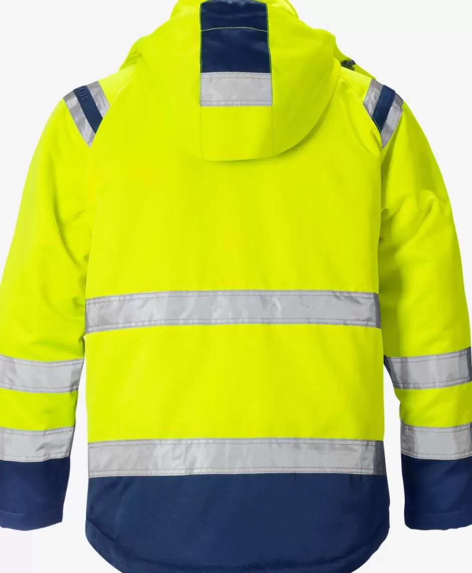 Cheap Fristads Hi Vis Vinter Jakke Kl.3 4043 Hi-Vis gul/Marine - 171