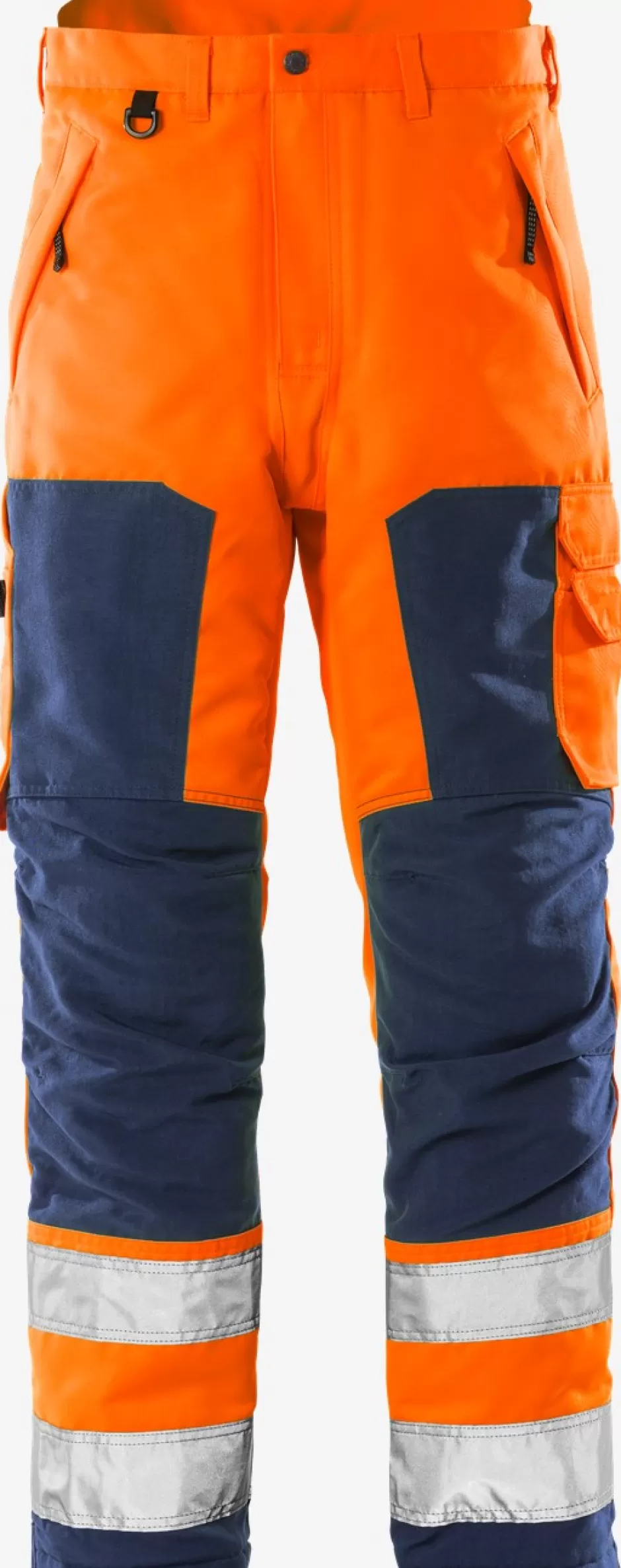 Discount Fristads Hi Vis Vinterbukser Kl.2 2034 Hi-Vis Orange/Marine - 271