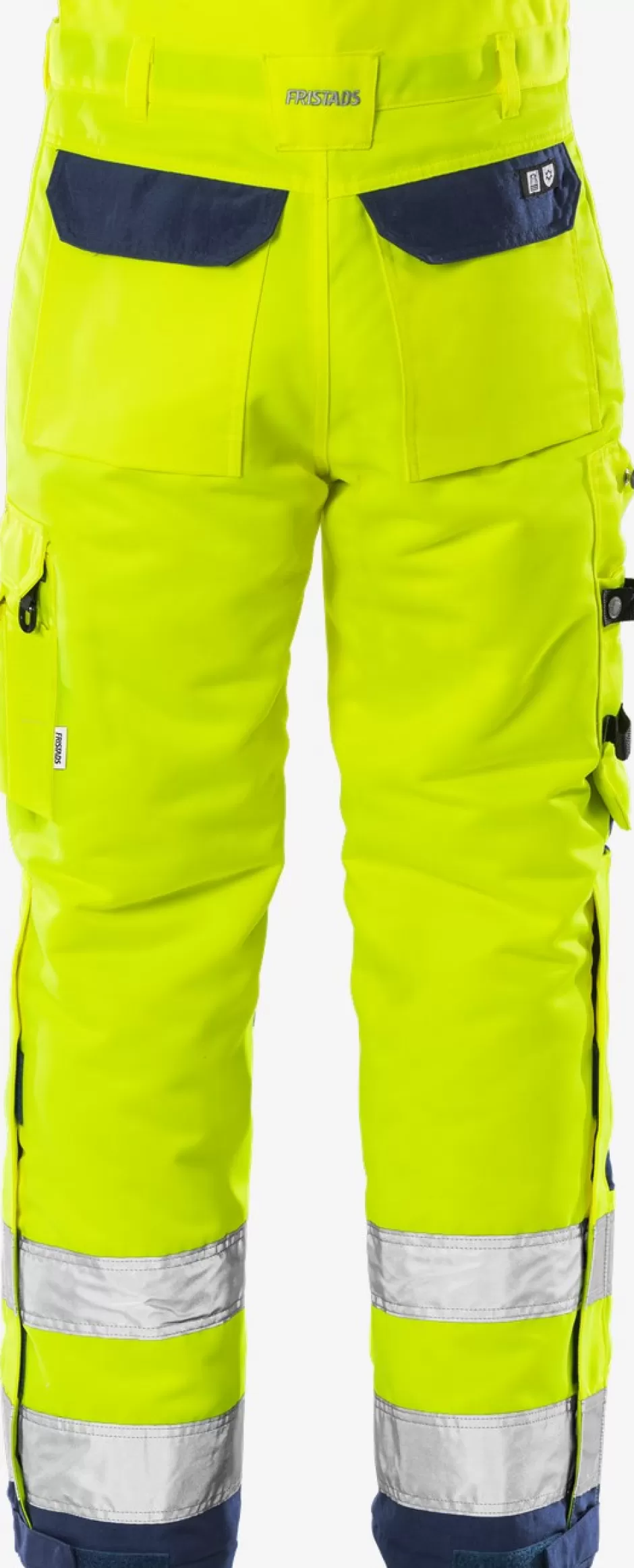 Sale Fristads Hi Vis Vinterbukser Kl.2 2034 Hi-Vis gul/Marine - 171