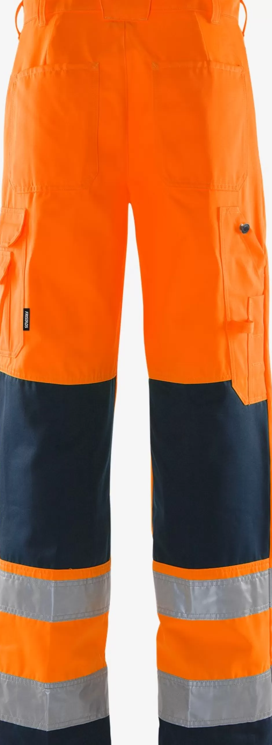 Best Sale Fristads High Vis Bukser Kl.2 2001 Hi-Vis Orange/Marine - 271