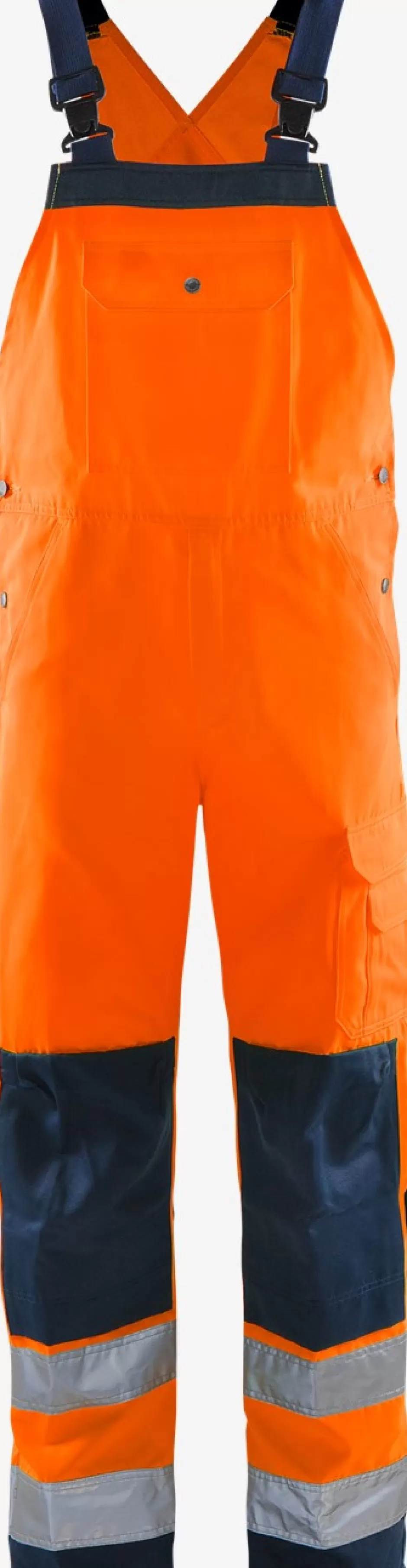 Outlet Fristads High Vis Overalls Kl.2 1001 Hi-Vis Orange/Marine - 271