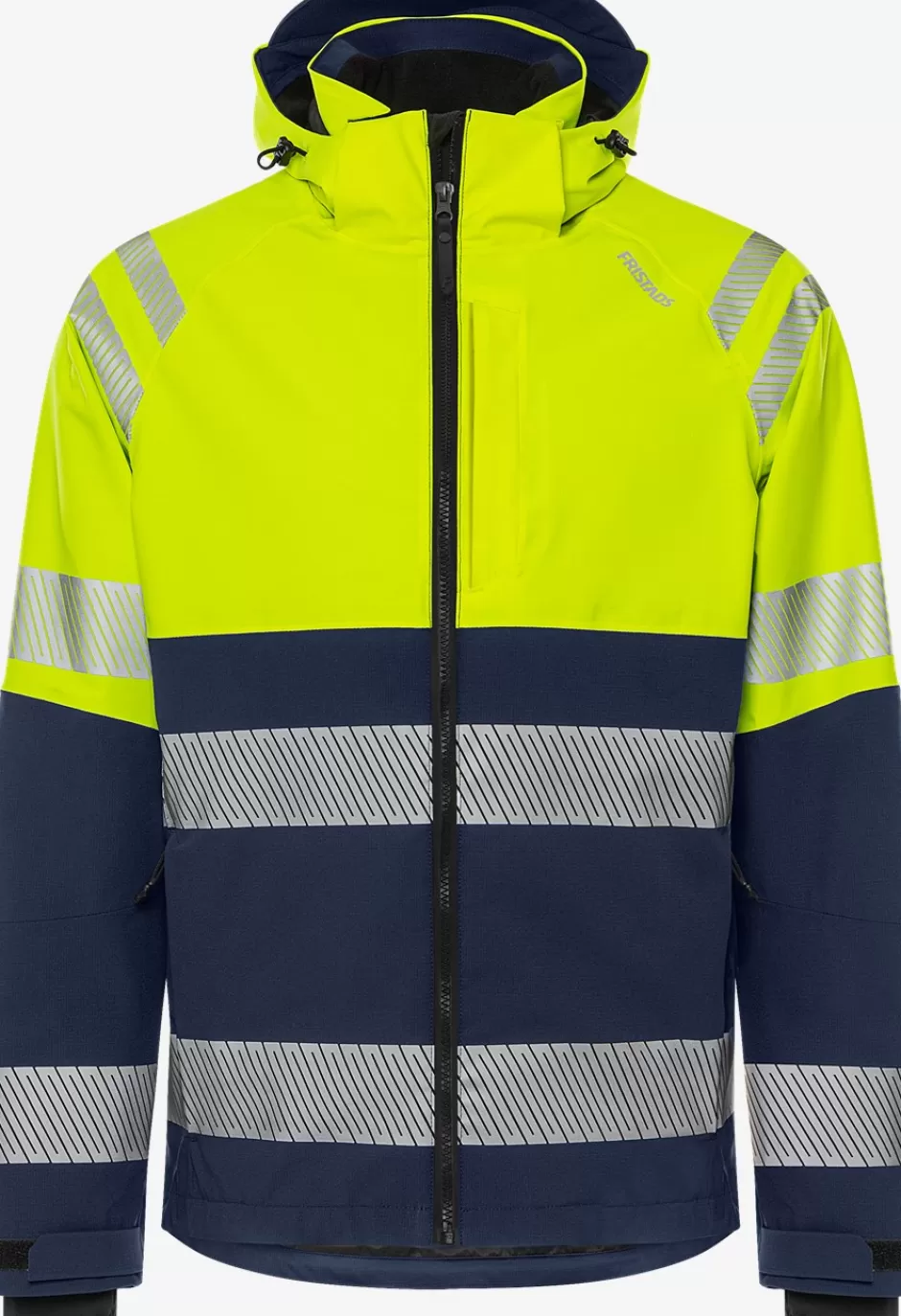 Flash Sale Fristads High Vis Stretch Skaljakke Klasse 1 4690 GLS Hi-Vis gul/Marine - 171