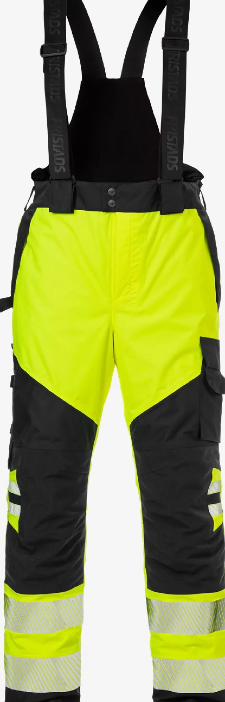 Store Fristads HiVis Airtech® Skalbukser 2515 Kl 2 Hi-Vis Gul/Sort - 196