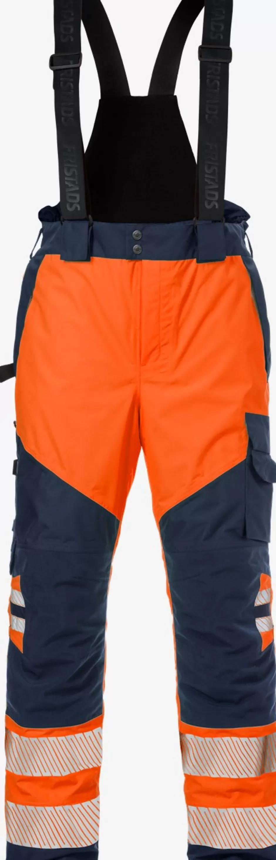 Shop Fristads HiVis Airtech® Skalbukser 2515 Kl 2 Hi-Vis Orange/Marine - 271