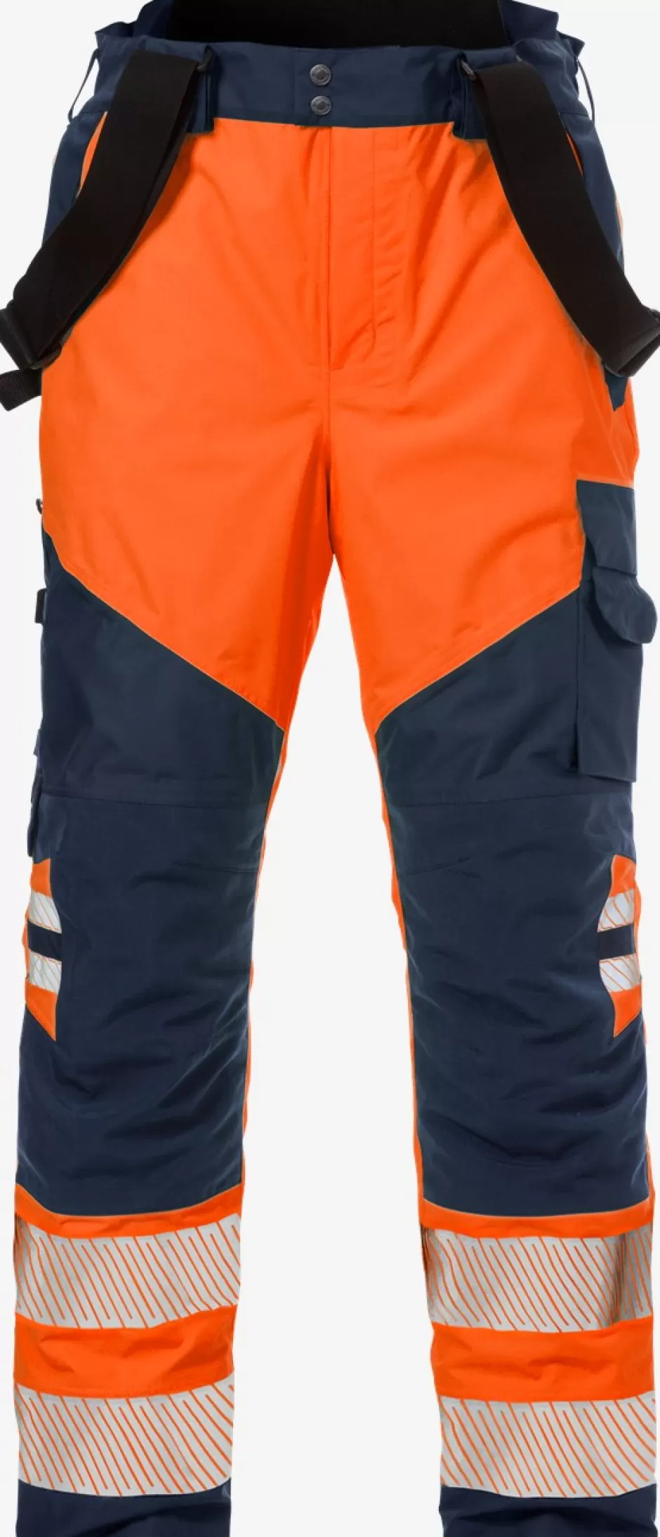 Shop Fristads HiVis Airtech® Skalbukser 2515 Kl 2 Hi-Vis Orange/Marine - 271