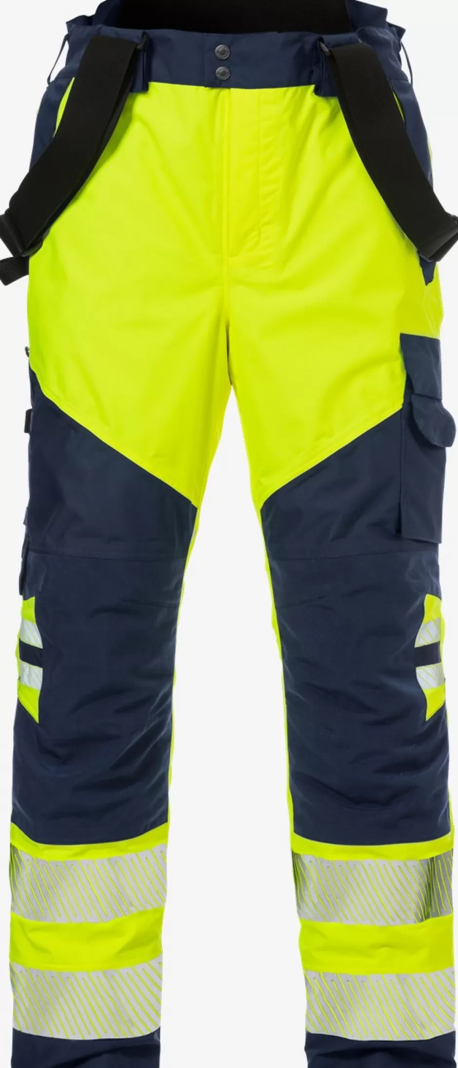 Store Fristads HiVis Airtech® Skalbukser 2515 Kl 2 Hi-Vis gul/Marine - 171