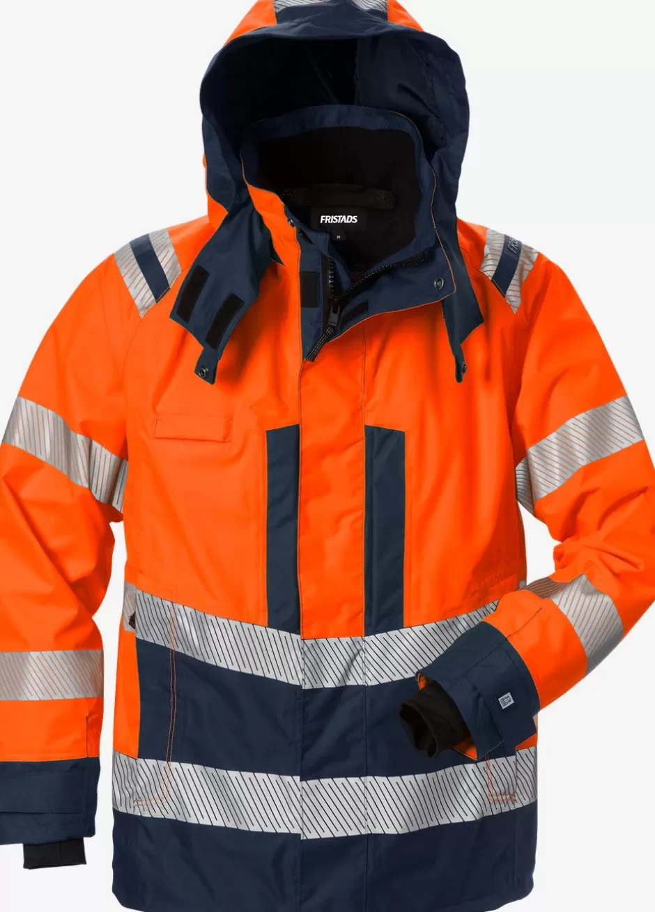 Sale Fristads HiVis Airtech® Skaljakke Kl.3 4515 Hi-Vis Orange/Marine - 271