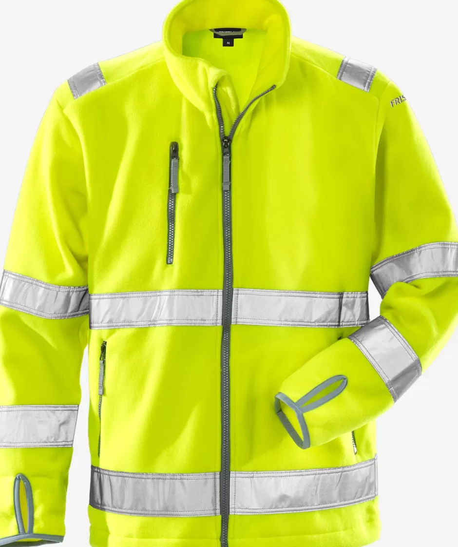 New Fristads HiVis Fleecejakke Kl.3 4400 Hi-Vis gul - 130