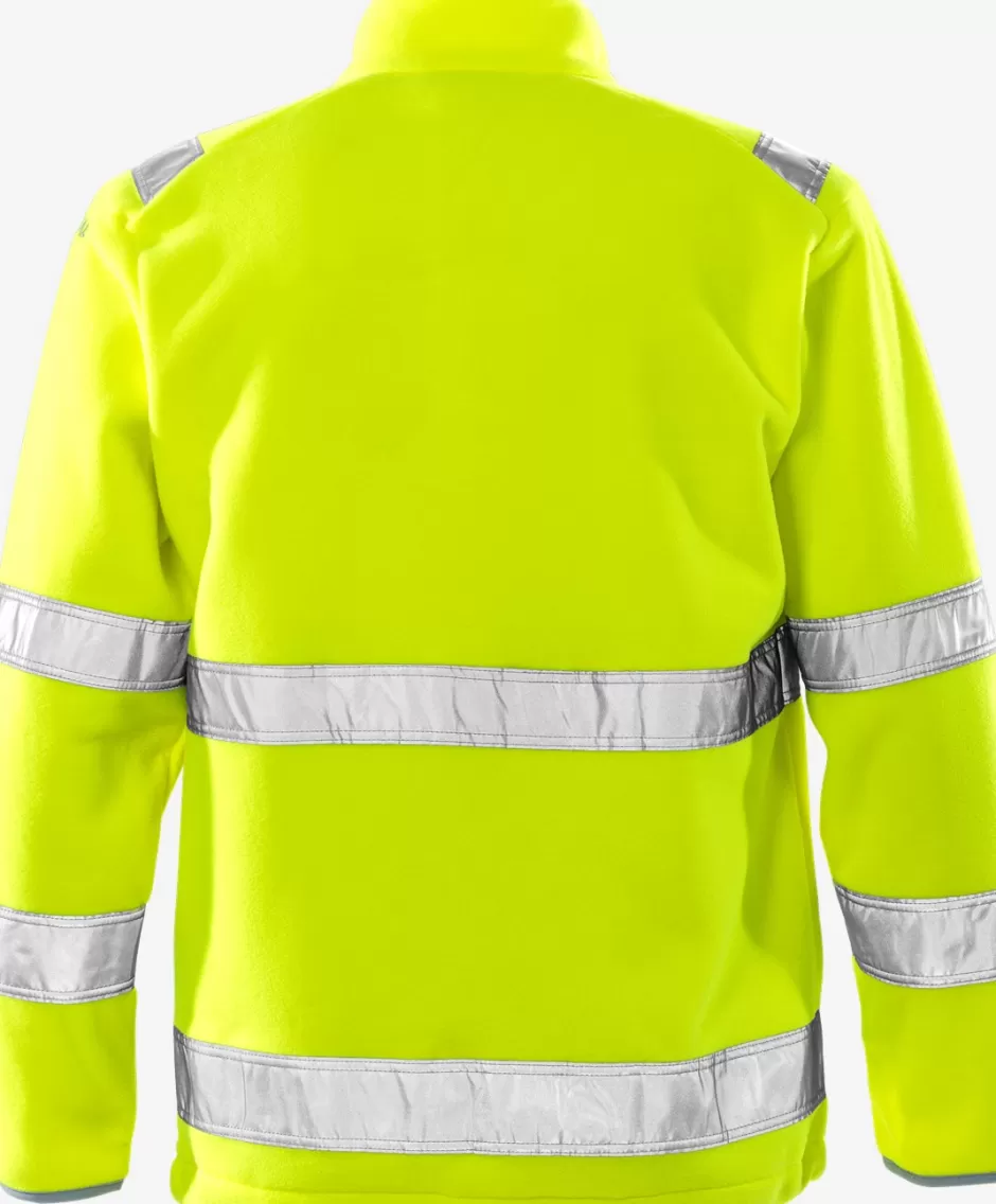 New Fristads HiVis Fleecejakke Kl.3 4400 Hi-Vis gul - 130