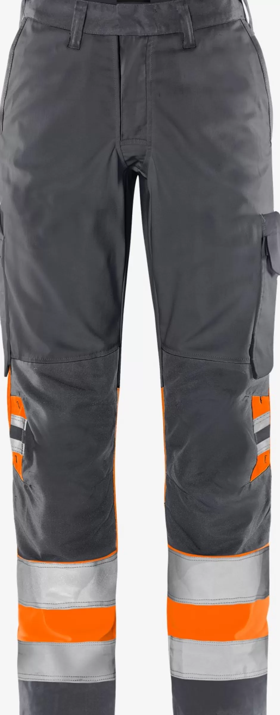 Cheap Fristads HiVis Green Bukser Dame Kl.1 2652 GPLU HiVis Orange/Grå - 286