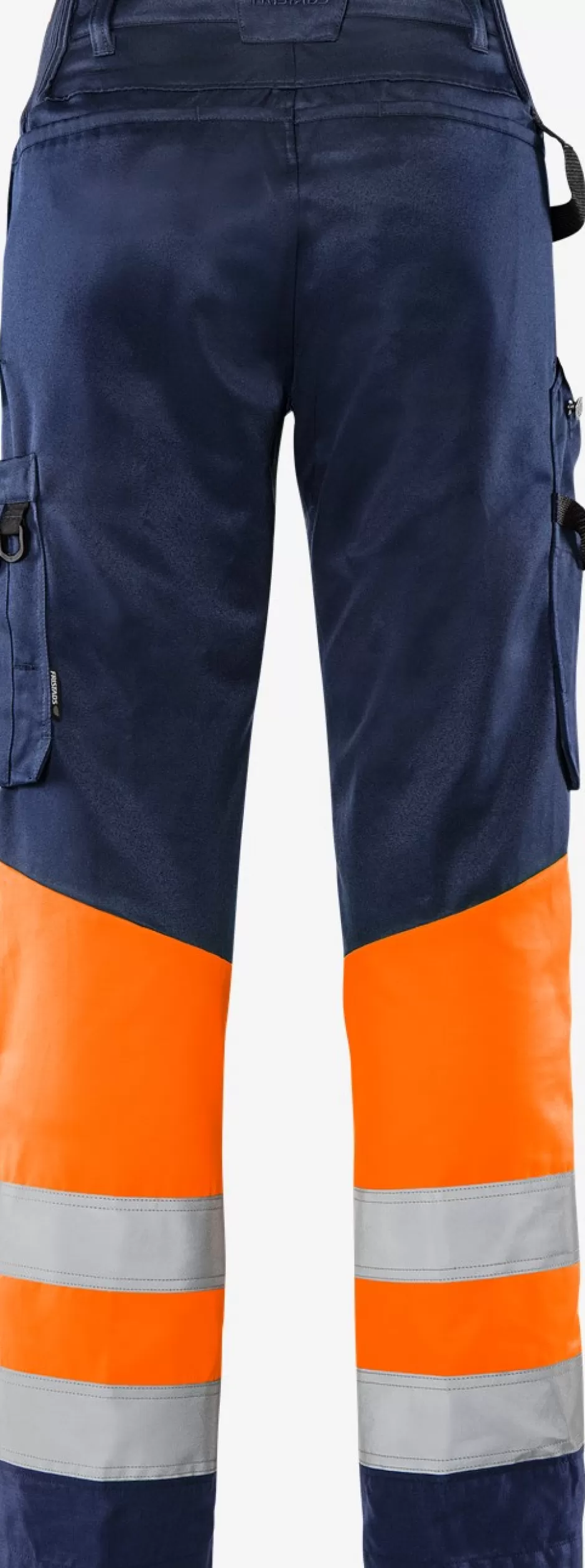 Best Sale Fristads HiVis Green Bukser Dame Kl.1 2652 GPLU Hi-Vis Orange/Marine - 271