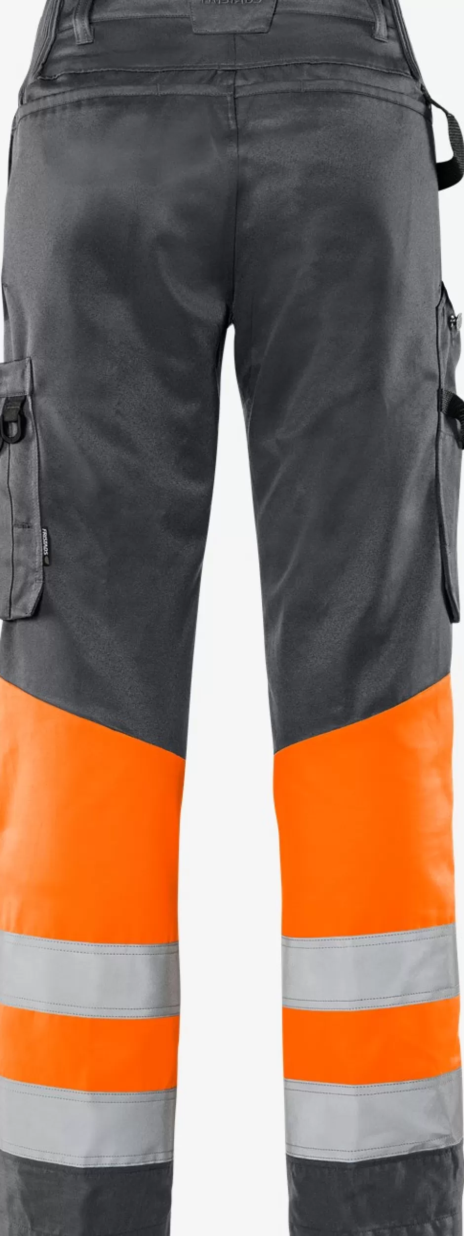 Cheap Fristads HiVis Green Bukser Dame Kl.1 2652 GPLU HiVis Orange/Grå - 286