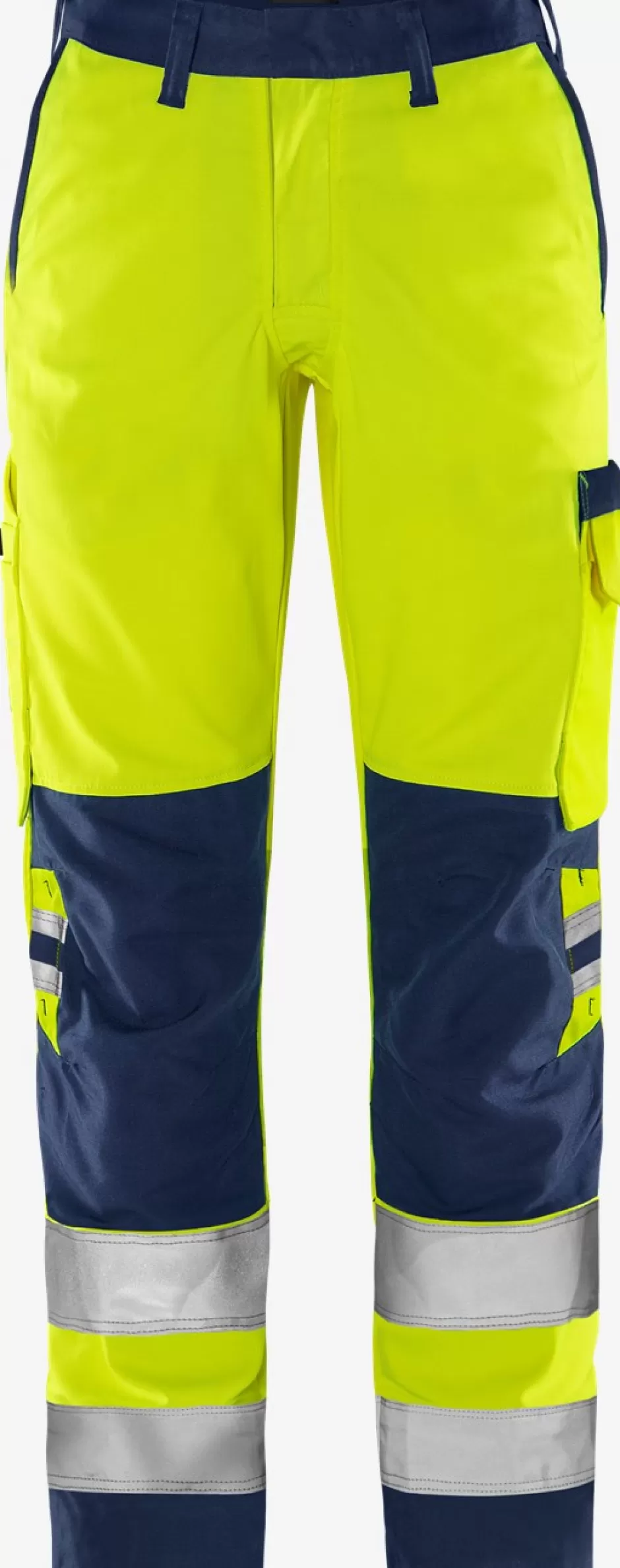 Best Fristads HiVis Green Bukser Dame Kl.2 2642 GPLU Hi-Vis gul/Marine - 171