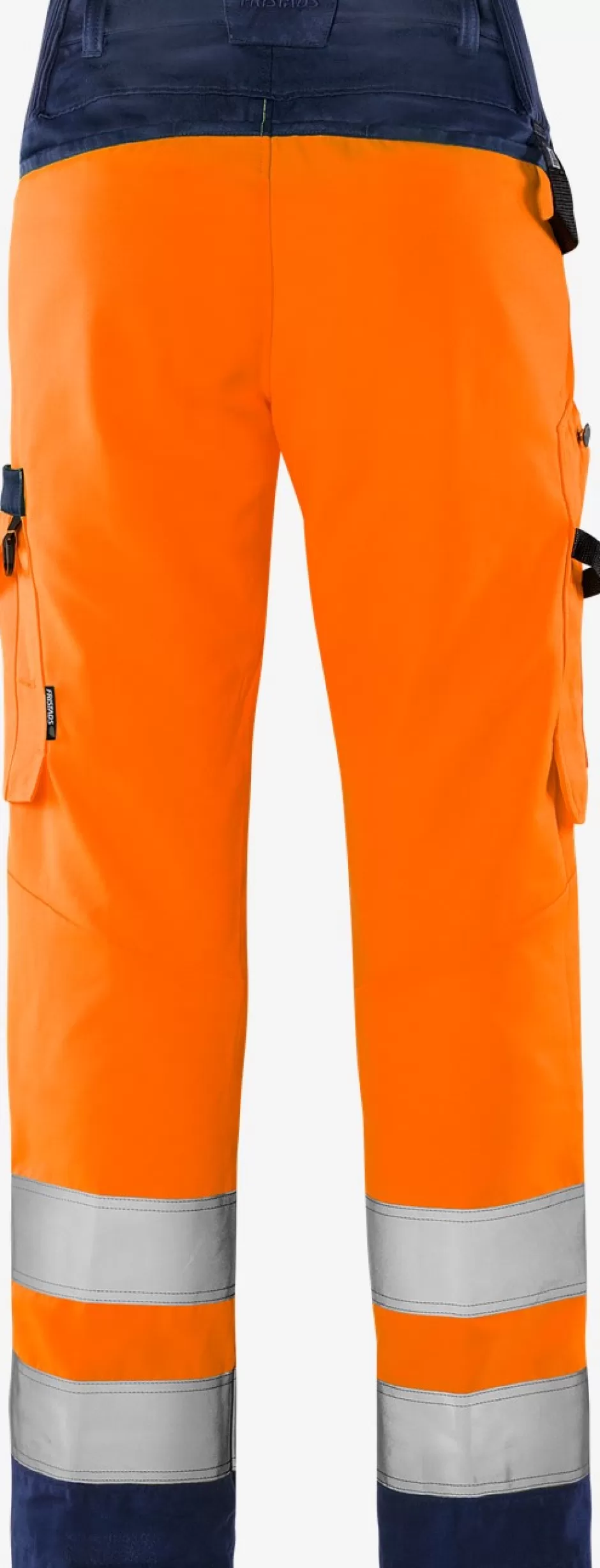 Hot Fristads HiVis Green Bukser Dame Kl.2 2642 GPLU Hi-Vis Orange/Marine - 271