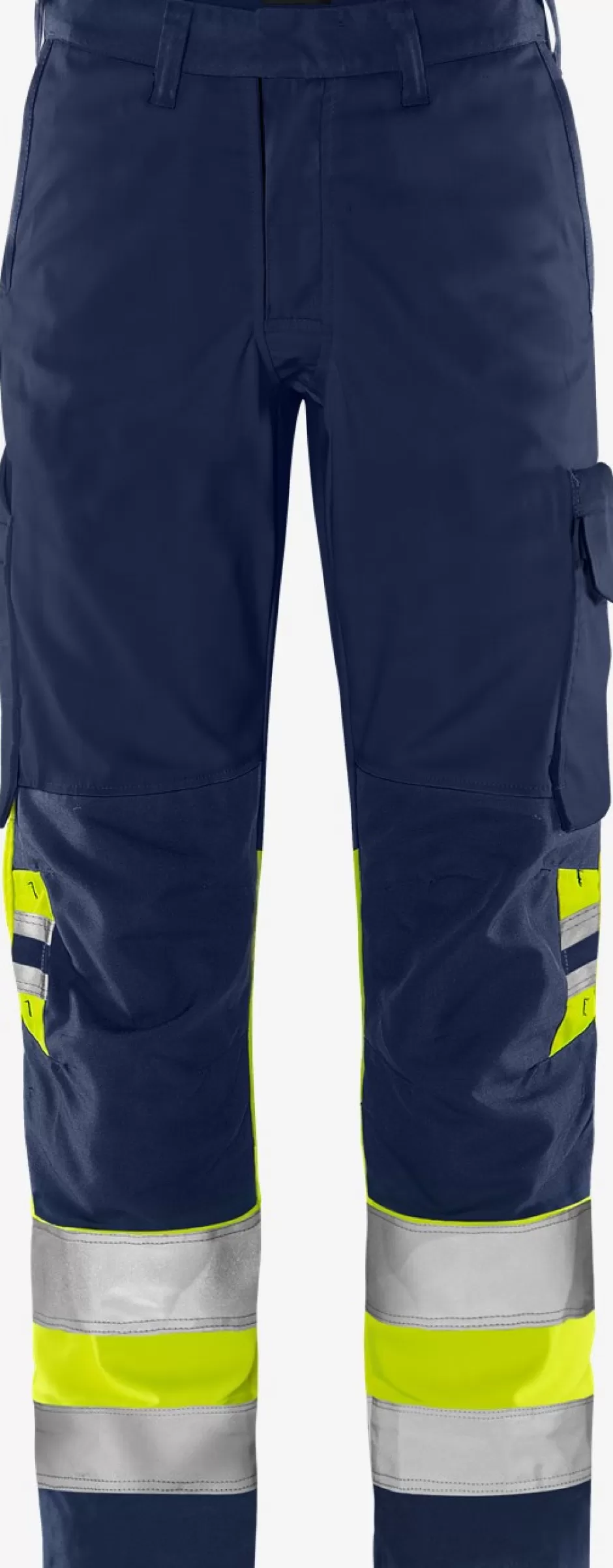 Sale Fristads HiVis Green Bukser Kl.1. 2649 GPLU Hi-Vis gul/Marine - 171