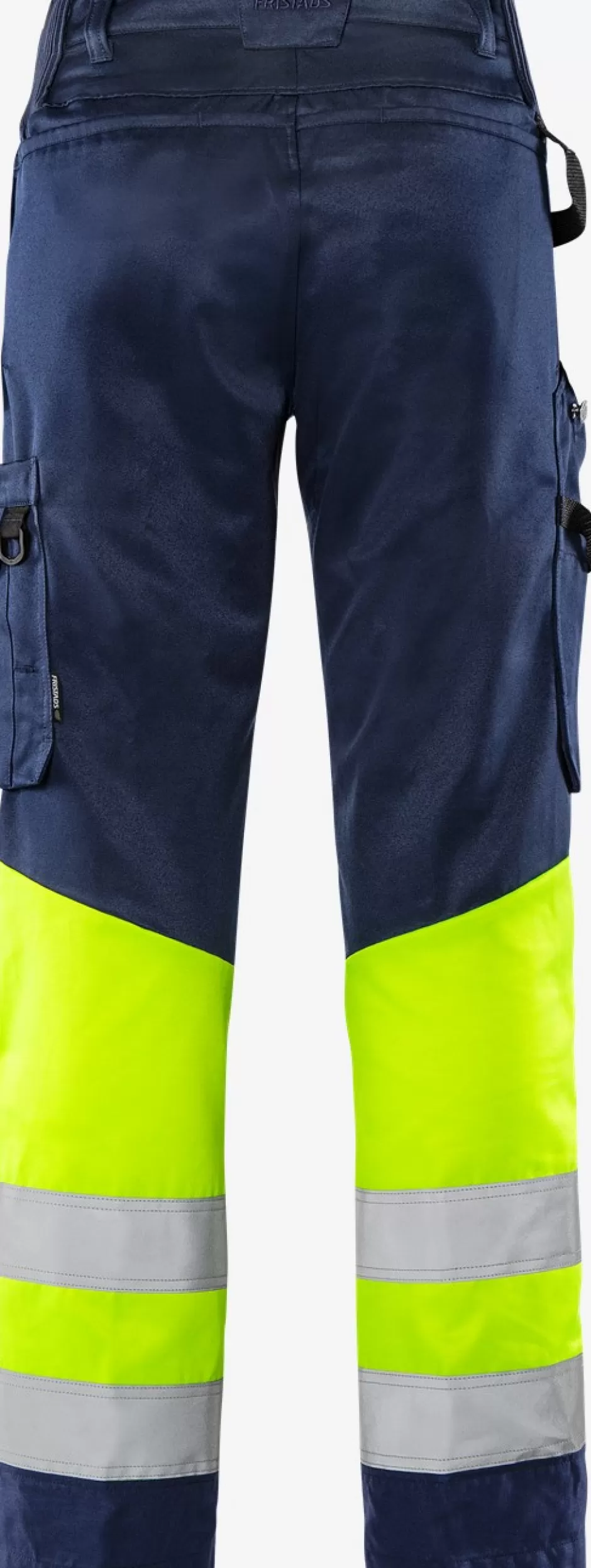 Sale Fristads HiVis Green Bukser Kl.1. 2649 GPLU Hi-Vis gul/Marine - 171