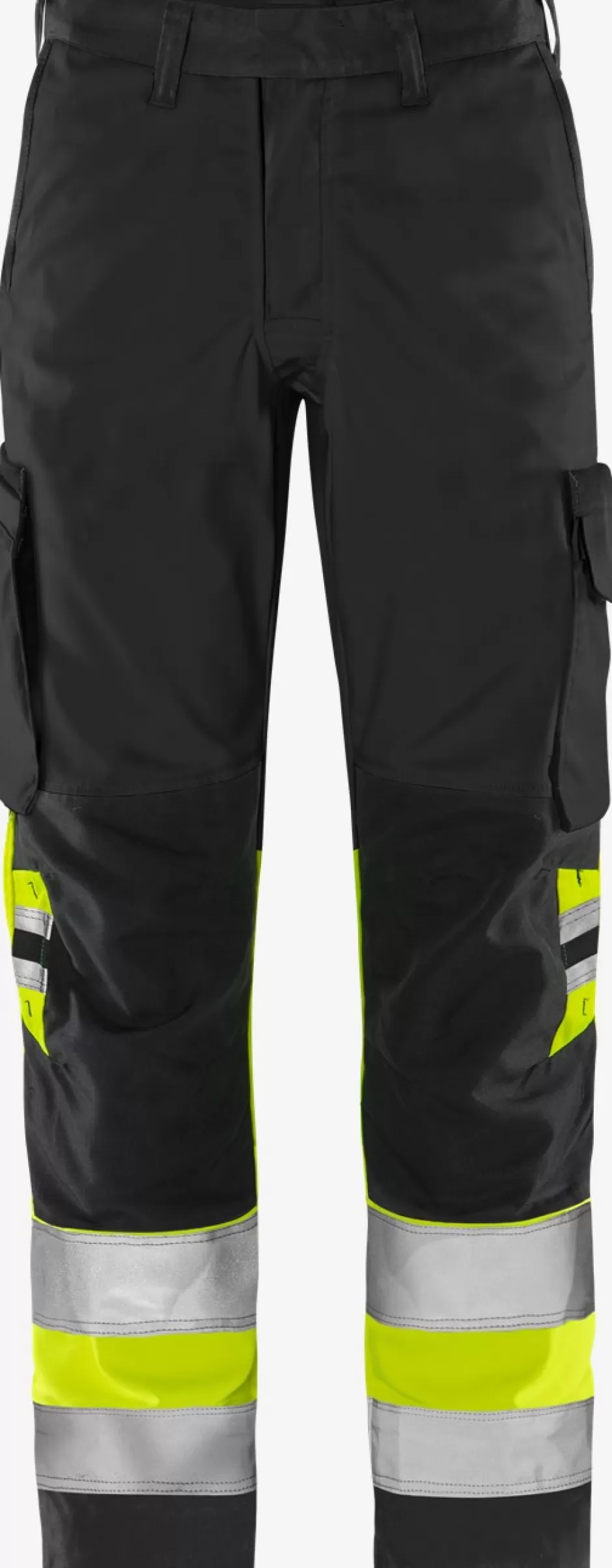 Best Fristads HiVis Green Bukser Kl.1 2668 GPLU Hi-Vis Gul/Sort - 196