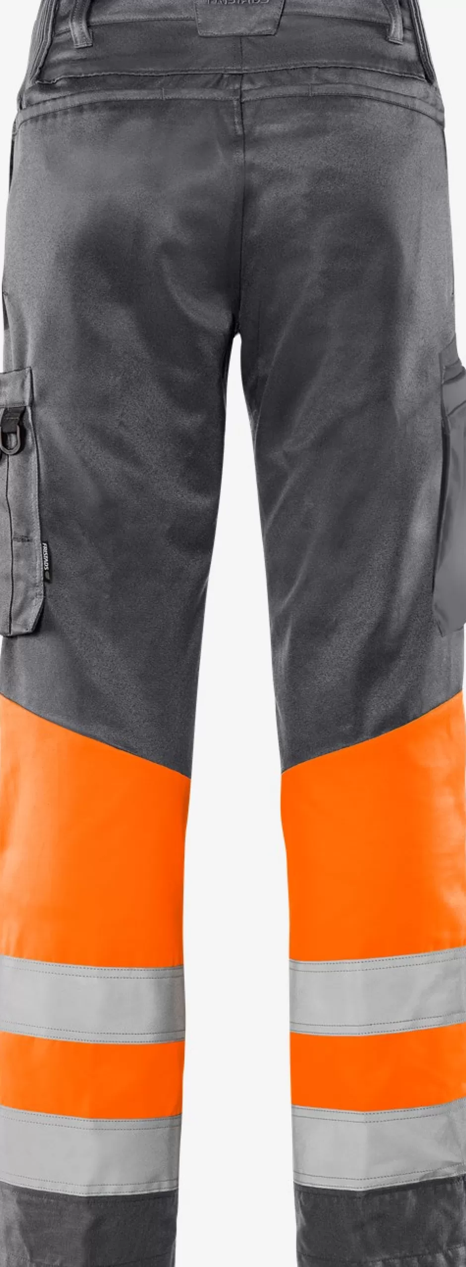 Best Sale Fristads HiVis Green Bukser Kl.1 2668 GPLU HiVis Orange/Grå - 286