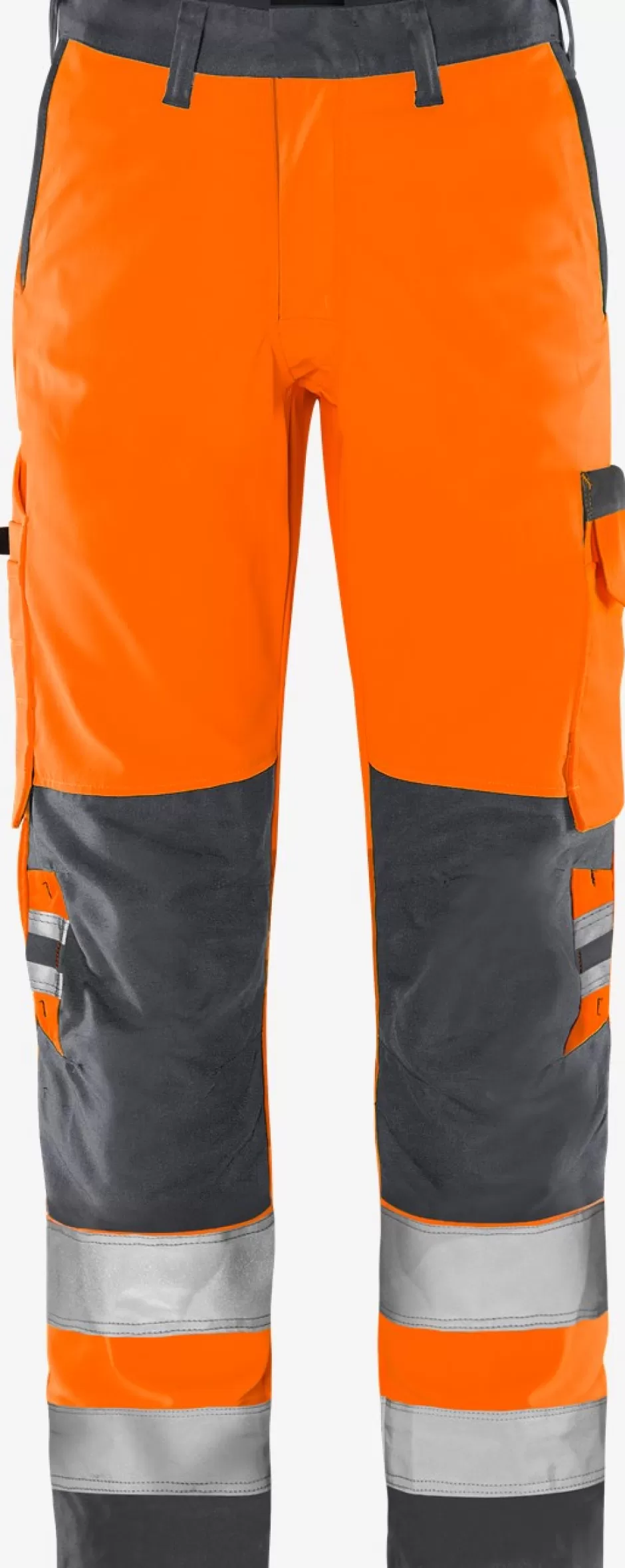 Flash Sale Fristads HiVis Green Bukser Kl.2 2651 GPLU HiVis Orange/Grå - 286