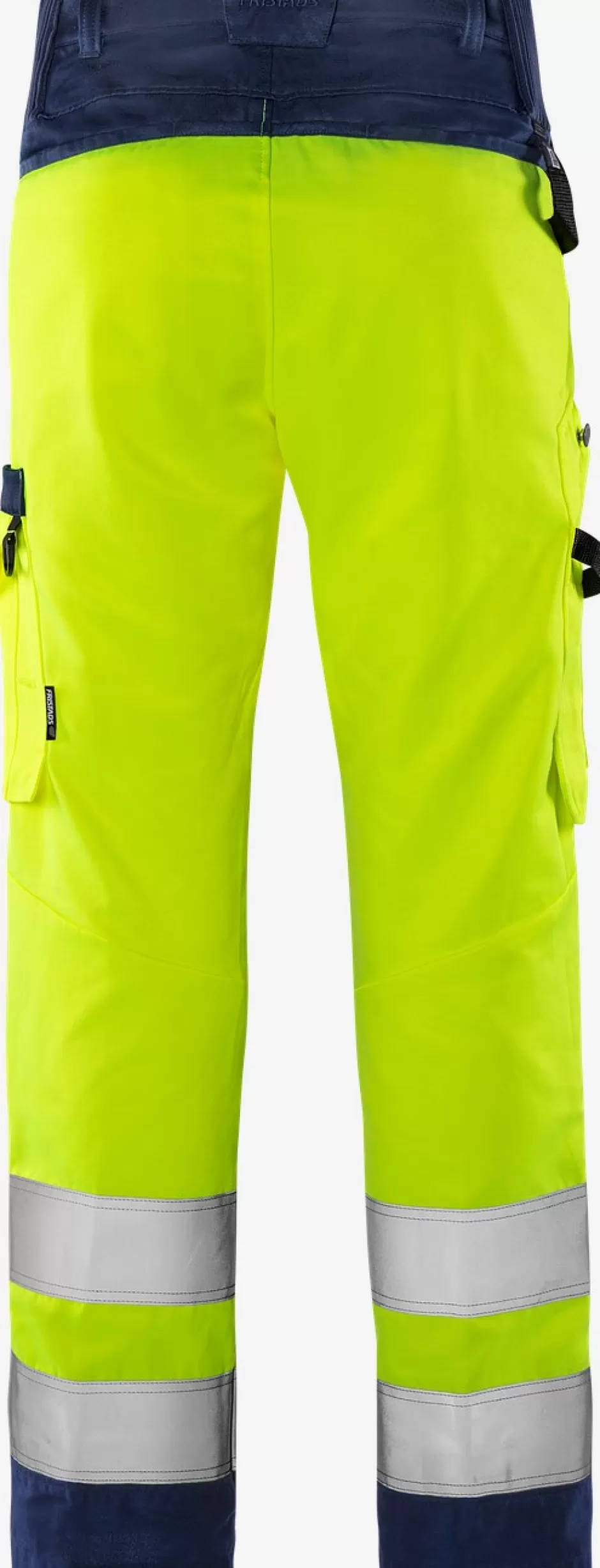 Online Fristads HiVis Green Bukser Kl.2 2651 GPLU Hi-Vis gul/Marine - 171