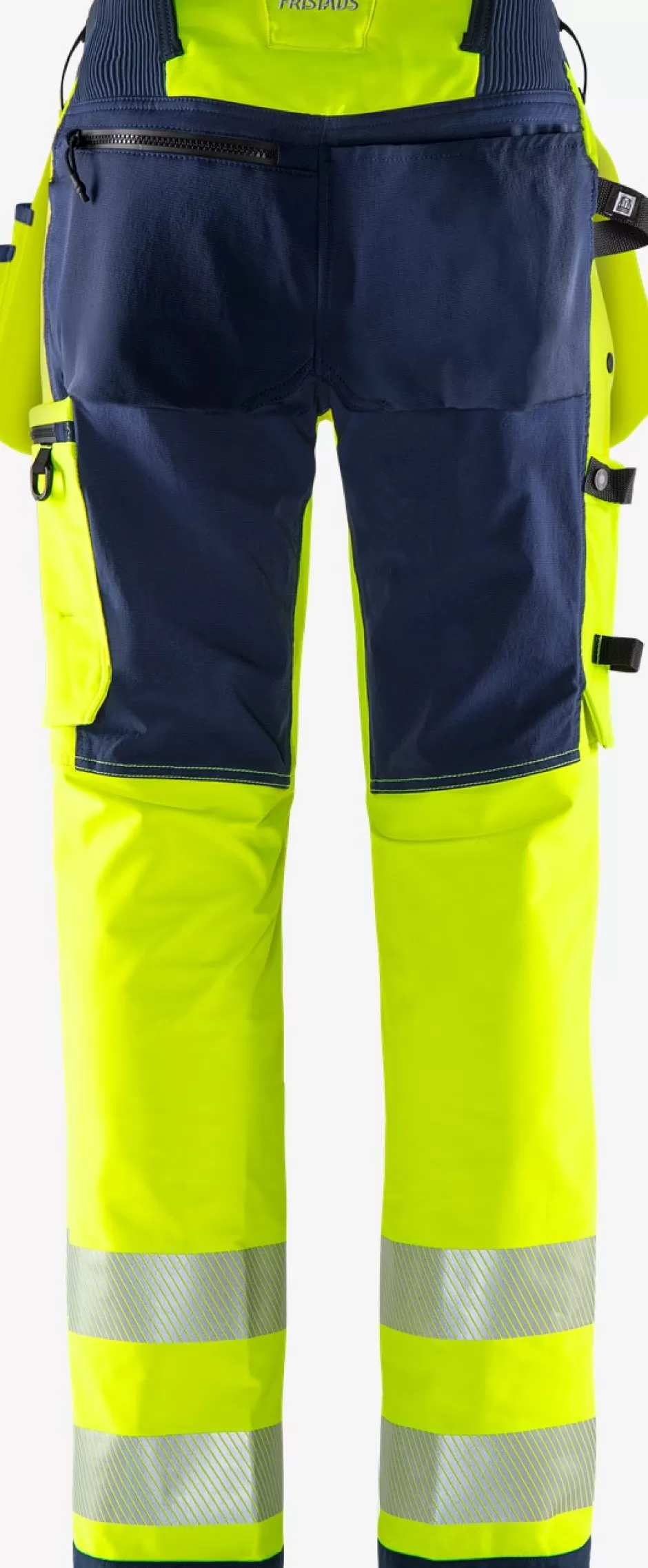 Flash Sale Fristads HiVis Green Håndværker Stretchbuks Klasse 2 2644 GSTP Hi-Vis gul/Marine - 171