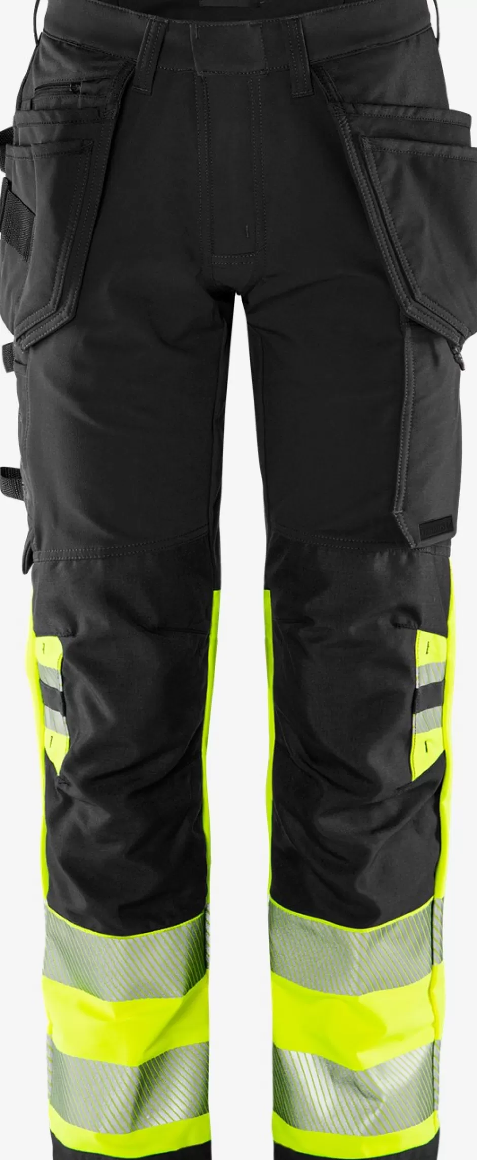 Cheap Fristads HiVis Green Håndværker Stretchbukser Klasse 1 2643 GSTP Hi-Vis Gul/Sort - 196