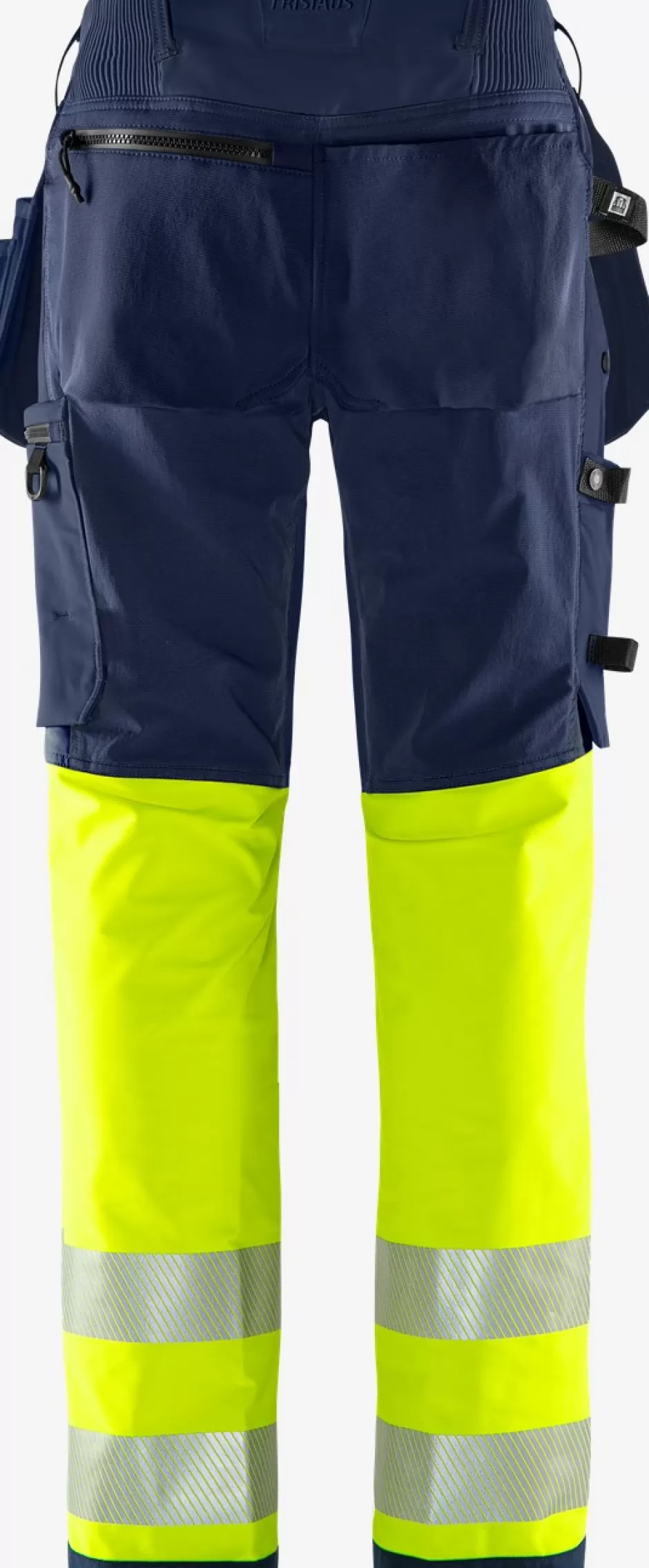 Discount Fristads HiVis Green Håndværker Stretchbukser Klasse 1 2643 GSTP Hi-Vis gul/Marine - 171