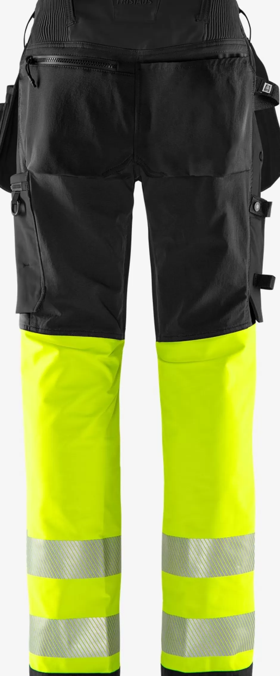 Cheap Fristads HiVis Green Håndværker Stretchbukser Klasse 1 2643 GSTP Hi-Vis Gul/Sort - 196