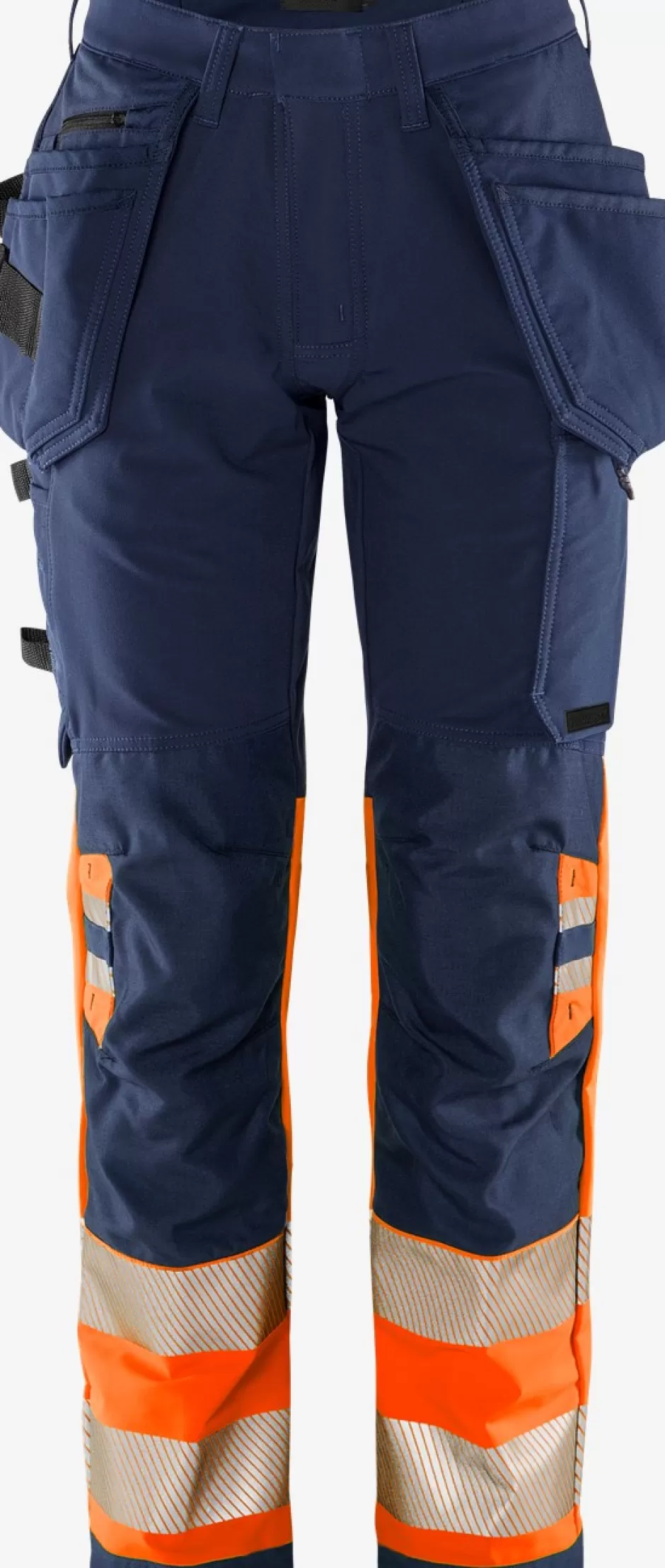 Cheap Fristads HiVis Green Håndværker Stretchbukser Klasse 1 Dame 2663 GSTP Hi-Vis Orange/Marine - 271