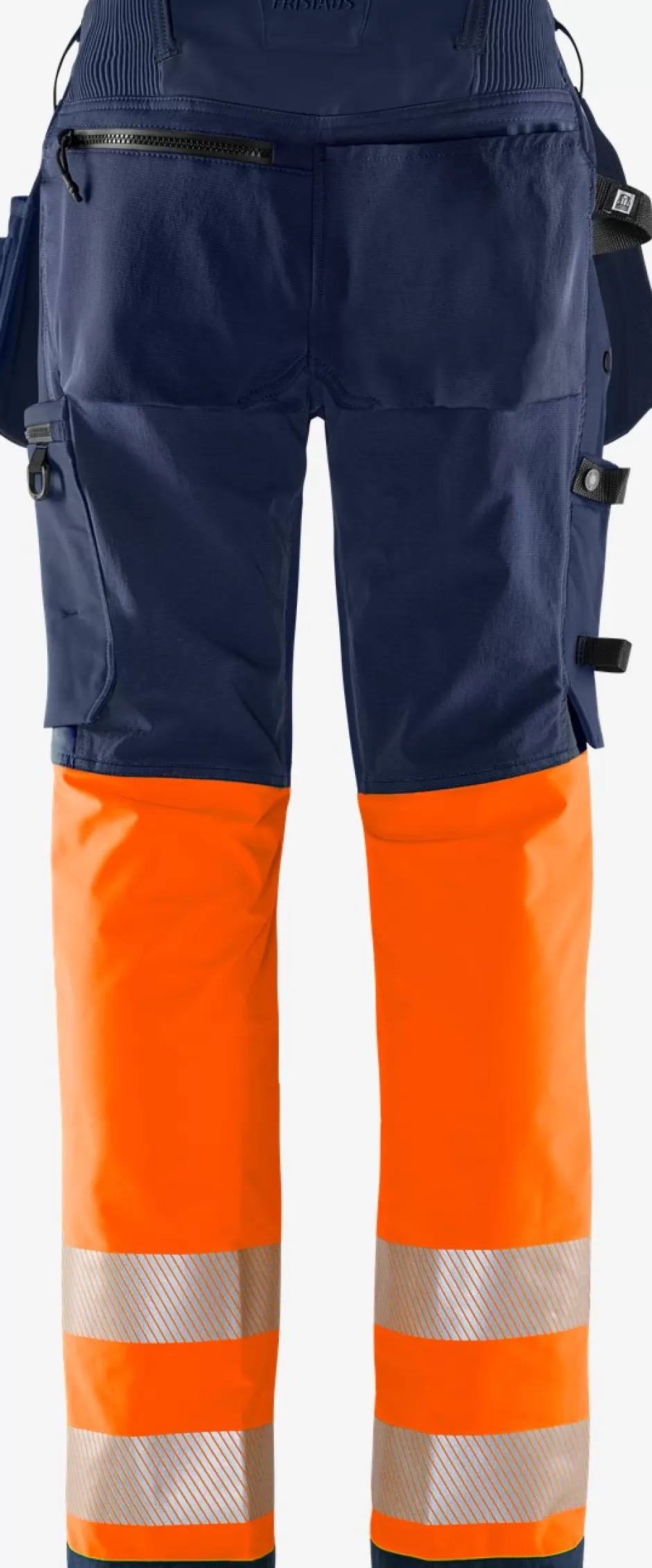 Cheap Fristads HiVis Green Håndværker Stretchbukser Klasse 1 Dame 2663 GSTP Hi-Vis Orange/Marine - 271