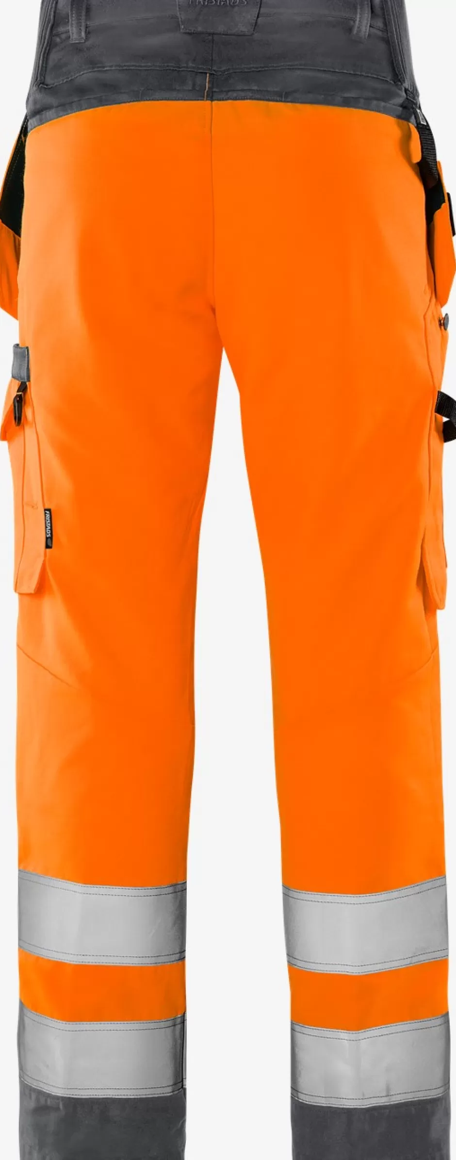 Hot Fristads HiVis Green Håndværkerbuks Kl.2 2641 GPLU HiVis Orange/Grå - 286