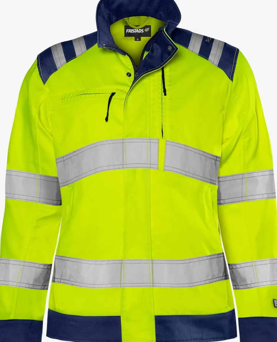 Cheap Fristads HiVis Green Jakke Kl.3 Dame 4067 GPLU Hi-Vis gul/Marine - 171